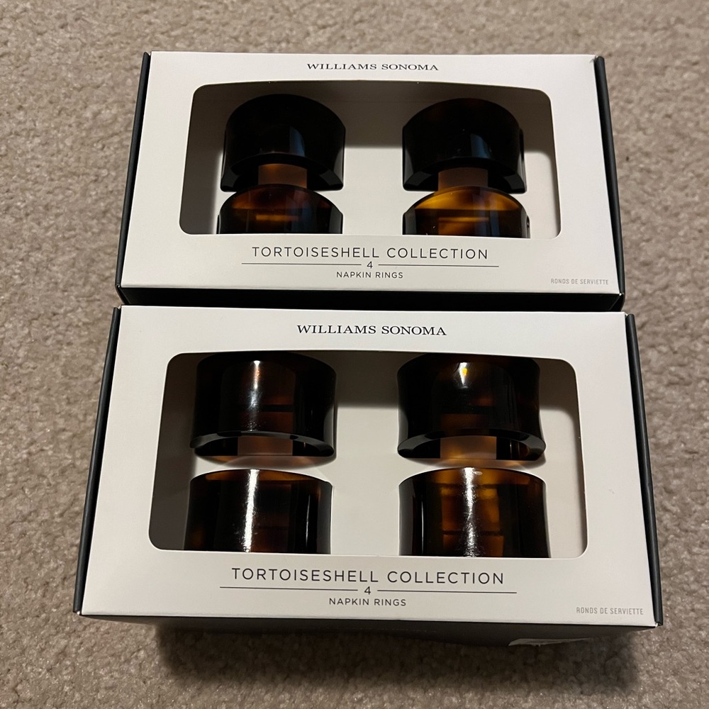 NWT Williams Sonoma Napkin Rings